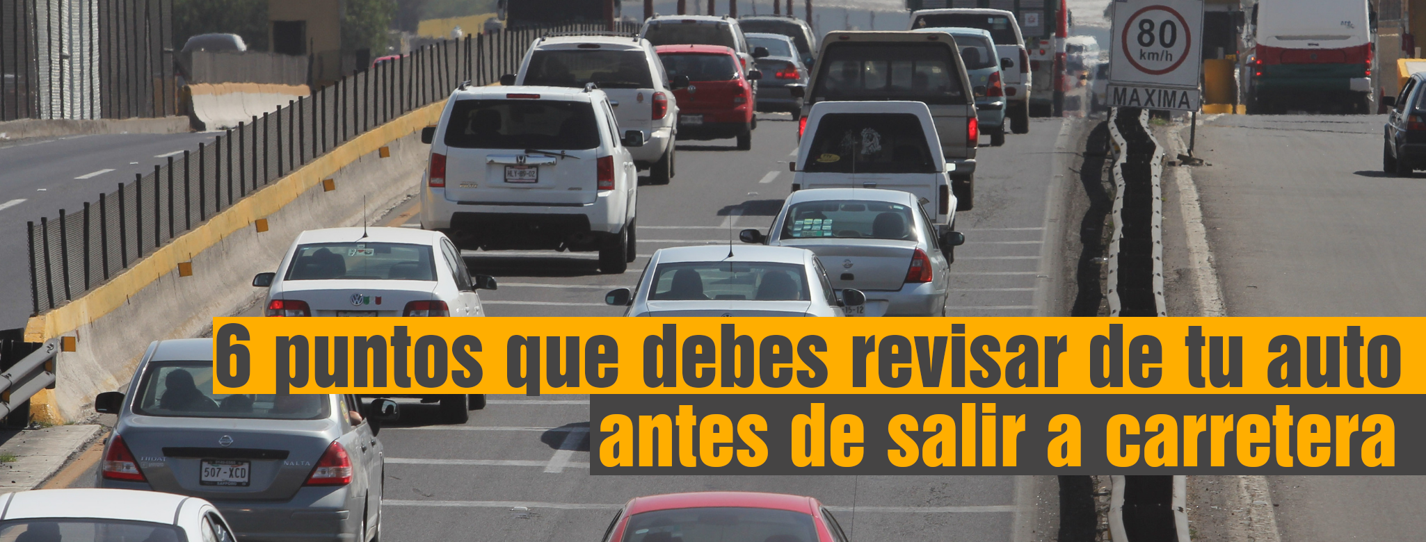 medidas de seguridad antes de salir a carretera