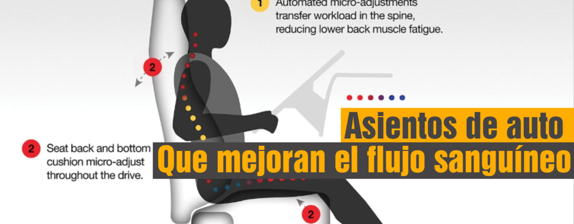 Asientos de auto que mejoran el flujo sanguíneo