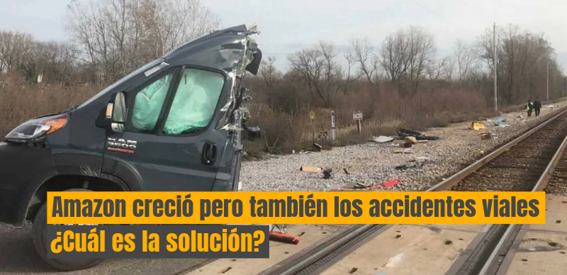 Conductores de Amazon provocan accidentes